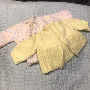 Handmade Crochet and Knit Newborn Layette